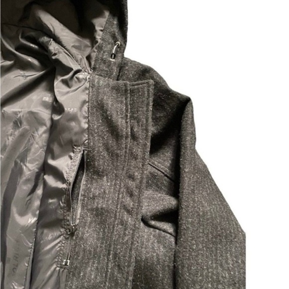 Woolrich Woman’s Grey Wool Blend Duffle Coat 2XL - Picture 5 of 12